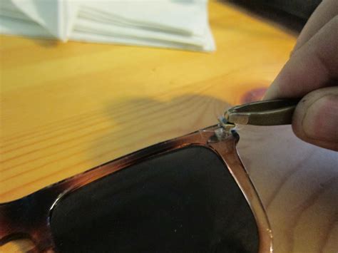 How to Fix a Broken Glasses Frame Hinge 